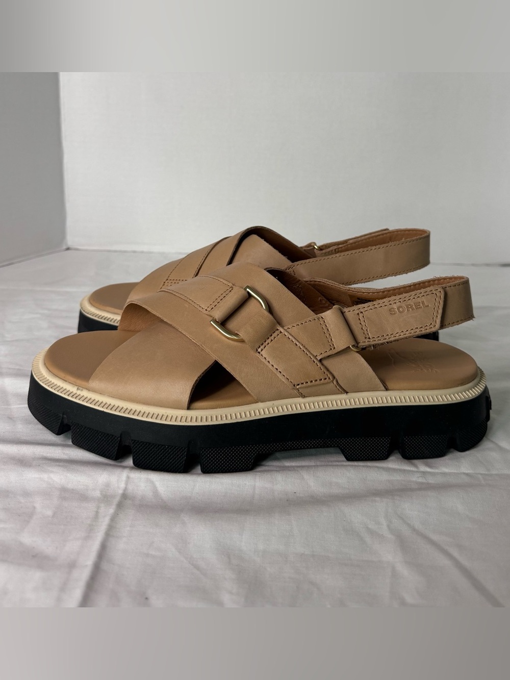 SOREL Women's Rein CB Crisscross Sandals Size 8